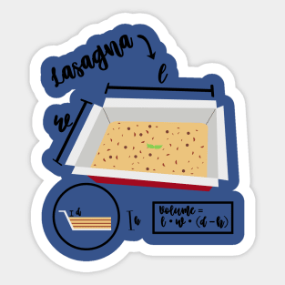 Lasange And Math - Meme | Funny Math Teacher Sticker